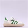 Back 70 Brooklyn Platform T Toe Trainer - White Green